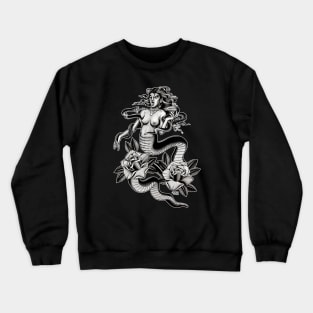 Tattoo - Naga Half Snake-Half Woman Crewneck Sweatshirt